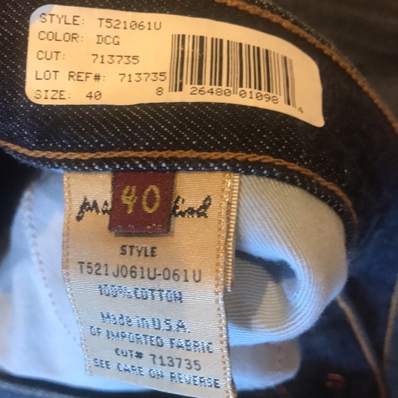 7 For All Mankind Mens jeans NWT but altered to 40x31 - Picture 5 of 9